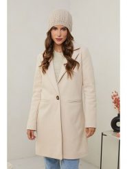 L'armoire de Suzette Płaszcz przejściowy w kolorze kremowym rozmiar: 36. Brązowe płaszcze L'armoire de Suzette, l, bez wzorów, z wełny, klasyczne, bez kaptura. Za 219.45 zł.