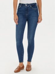 Tommy Hilfiger Jeansy Harlem WW0WW44114 Niebieski Skinny Fit. Niebieskie jeansy Tommy Hilfiger, bez wzorów, z bawełny. Za 239.99 zł.