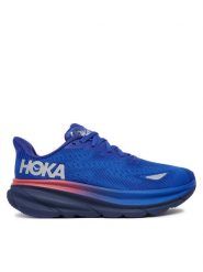 Hoka Buty do biegania Clifton 9 Gtx GORE-TEX 1141490 Niebieski. Niebieskie buty do biegania HOKA, bez wzorów, z gore-texu, bez zapięcia, do biegania, gore-tex. Za 649.99 zł.