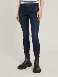G-Star Dżinsy - Skinny fit - w kolorze granatowym rozmiar: W23/L32. Niebieskie jeansy G-Star, l, z aplikacjami, klasyczne. Za 154.43 zł.