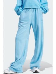 Adidas Spodnie dresowe "ESS+" w kolorze niebieskim rozmiar: L. Niebieskie spodnie dresowe adidas, bez wzorów, z bawełny. Za 156.98 zł.