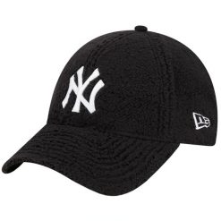 Czapka z daszkiem damska Teddy 9FORTY New York Yankees Cap. Czarne czapki z daszkiem New Era, bez wzorów, z poliesteru. Za 149.99 zł.