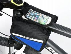 Torba rowerowa sakwa saszetka uchwyt rowerowy na telefon DUNLOP. Czarne nerki i saszetki Dunlop, z aplikacjami, z materiału, bez dodatków. Za 55.00 zł.