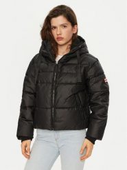 Hunter Kurtka puchowa Edine HARW1416242 Czarny Regular Fit. Czarne kurtki Hunter, l, bez wzorów, z puchu, bez kaptura. Za 319.99 zł.