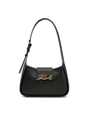 KARL LAGERFELD Torebka A1W30149 Czarny. Czarne torebki klasyczne KARL LAGERFELD, bez wzorów, ze skóry, bez dodatków. Za 699.99 zł.
