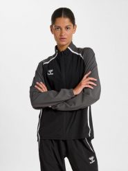 Damska bluza dresowa Hummel Lead 2.0. Szare bluzy Hummel, s, bez wzorów, z dresówki, bez kaptura, na golfa. Za 319.00 zł.