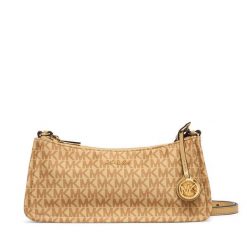 Torebka MICHAEL Michael Kors. Brązowe listonoszki MICHAEL Michael Kors, bez wzorów, bez dodatków. Za 679.99 zł.