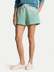 Polo Ralph Lauren Szorty sportowe 211935586002 Zielony Relaxed Fit. Zielone szorty sportowe Polo Ralph Lauren, bez wzorów, z bawełny. Za 599.99 zł.