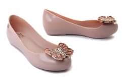 ZAXY LL285016 jasny nude, baleriny damskie. Brązowe baleriny Zaxy, bez wzorów, bez obcasa, bez zapięcia. Za 119.94 zł.