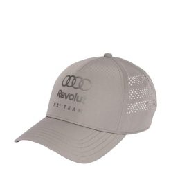 CZAPKA Z DASZKIEM AUDI REVOLUT F1 TEAM MECHANICS. Szare czapki z daszkiem adidas, bez wzorów, z materiału, sportowe. Za 199.00 zł.