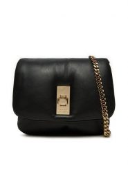 Tommy Hilfiger Torebka AW0AW16880 Czarny. Czarne kopertówki Tommy Hilfiger, bez wzorów, ze skóry, wizytowe, bez dodatków. Za 479.99 zł.
