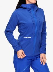 Kurtka ocieplana damska Mammut Eiger Nordwand IN Flex Air Hooded Jacket. Niebieskie kurtki Mammut, xs, bez wzorów, z materiału, biznesowe, bez kaptura. Za 1,286.99 zł.