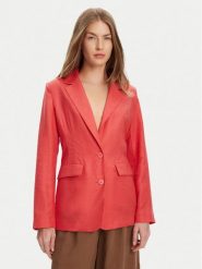 United Colors Of Benetton Marynarka 25BVDW036 Czerwony Regular Fit. Czerwone marynarki i żakiety United Colors Of Benetton, bez wzorów, z lyocellu, bez ramiączek. Za 449.99 zł.