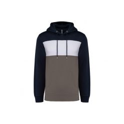 Bluza z kapturem Kariban. Białe bluzy z kapturem KARIBAN, xl, bez wzorów, z bawełny, z kapturem. Za 185.50 zł.