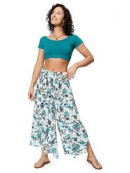 Ipanima Spodnie w kolorze turkusowo-kremowym rozmiar: 34-40. Brązowe spodnie materiałowe Ipanima, bez wzorów, z materiału. Za 86.99 zł.