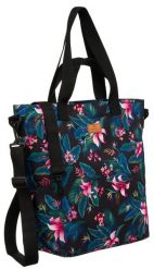 Wygodny shopper damski z poliestru - Rovicky. Shopper bag ROVICKY, z aplikacjami, zdobione, bez dodatków. Za 49.99 zł.