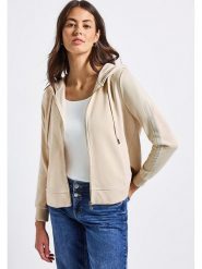 Street One Bluza w kolorze kremowym rozmiar: 38. Brązowe bluzy Street One, bez wzorów, street, bez ramiączek, bez kaptura. Za 154.07 zł.