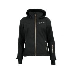 Kurtka damska Peak Mountain Softshell Amaleoff. Czarne kurtki Peak Mountain, m, z aplikacjami, z elastanu, klasyczne. Za 298.00 zł.