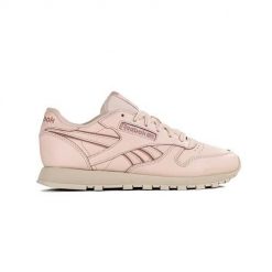 Buty do chodzenia damskie Reebok Classic Lthr. Brązowe buty treningowe Reebok, bez wzorów, z materiału, bez zapięcia, trekkingowe, reebok classic. Za 356.00 zł.