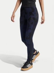 Adidas Legginsy Future Icons 3-Stripes IW7713 Granatowy Slim Fit. Niebieskie legginsy adidas, bez wzorów, z bawełny. Za 119.99 zł.