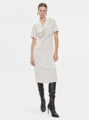 Bruuns Bazaar Sukienka codzienna Nemi BBW3622 Szary Regular Fit. Szare sukienki Bruuns Bazaar, na co dzień, bez wzorów, z syntetyku, bez kołnierzyka, bez ramiączek, proste. Za 229.99 zł.