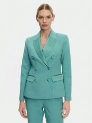 ARTIGLI Marynarka ACGI000772 Turkusowy Regular Fit. Niebieskie marynarki i żakiety Artigli, bez wzorów, z syntetyku, bez ramiączek. Za 459.99 zł.