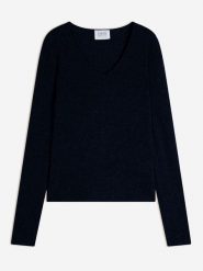 AUTHENTIC CASHMERE Kaszmirowy sweter w kolorze czarnym rozmiar: M. Czarne swetry AUTHENTIC CASHMERE, m, bez wzorów, z kaszmiru, bez ramiączek. Za 347.99 zł.