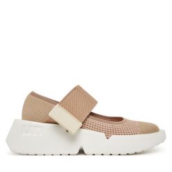 Półbuty United Nude. Brązowe półbuty wsuwane United Nude, bez wzorów, bez obcasa, na koturnie. Za 639.99 zł.