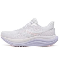 Buty Do Biegania Saucony Triumph 23 Dorosłych. Białe buty treningowe Saucony, bez wzorów, bez zapięcia, do biegania. W wyprzedaży za 625.70 zł.