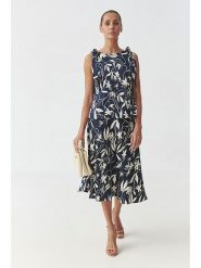 TATUUM Bluzka w kolorze granatowo-białym rozmiar: 38. Niebieskie bluzki Tatuum, bez wzorów, bez kołnierzyka, bez ramiączek. Za 135.17 zł.