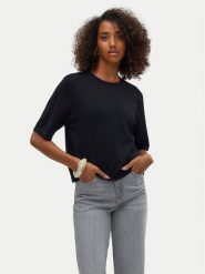 Vero Moda Sweter Silje 10320460 Czarny Oversize. Czarne swetry Vero Moda, xs, bez wzorów, z wiskozy, bez ramiączek. Za 79.99 zł.
