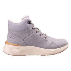 Buty zimowe Hi-Tec Mizara Mid Wo's 92800620663 szare. Szare buty trekkingowe na zimę, z gumy, bez zapięcia. Za 396.74 zł.