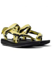 Camper Sandały w kolorze żółto-czarnym rozmiar: 41. Czarne sandały Camper, bez wzorów, klasyczne, z otwartym noskiem, bez obcasa, bez zapięcia. Za 208.99 zł.
