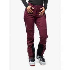 Spodnie softshell damskie Vaude Larice Pants IV. Czerwone spodnie narciarskie Vaude, bez wzorów, z softshellu, narciarskie. Za 518.99 zł.