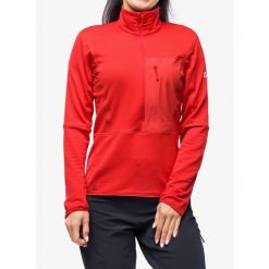 Bluza polarowa damska Berghaus MTN Arete LB HZ. Czerwone bluzy bez kaptura Berghaus, na zimę, m, bez wzorów, z polaru, bez kaptura, narciarskie. Za 361.99 zł.