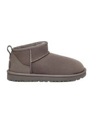UGG Skórzane botki "Classic Ultra MIni" w kolorze lawendowym rozmiar: 37. Różowe botki UGG, bez wzorów, z wełny, bez obcasa, bez zapięcia. Za 586.02 zł.