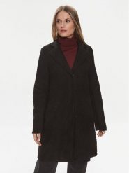 Culture Płaszcz wełniany Cubirgith 50106972 Czarny Classic Fit. Czarne płaszcze Culture, na zimę, m, bez wzorów, z wełny, bez kaptura. Za 649.99 zł.