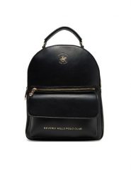 Beverly Hills Polo Club Plecak BHPC-H-001-07 Czarny. Czarne plecaki Beverly Hills Polo Club, bez wzorów, z materiału, bez dodatków. Za 139.99 zł.
