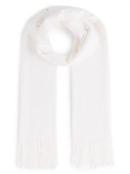 Marie Lund Szalik Kobiety Sztuczne włókno biały, ONE SIZE. Białe szaliki i kominy Marie Lund, bez wzorów, z włókna. Za 199.95 zł.