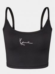 Karl Kani Top Small Signature 6131297 Czarny Slim Fit. Czarne topy Karl Kani, l, bez wzorów, z syntetyku, bez kołnierzyka, bez ramiączek. Za 69.99 zł.