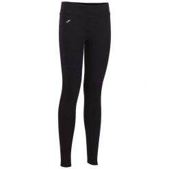 Legginsy do biegania damskie Joma Street Long Tights. Czarne legginsy Joma, bez wzorów, street. Za 64.99 zł.