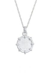 Elli Damski wisiorek moneta wykonany ze srebra próby 925 Sterling Silver Naszyjniki 1 ct. Szare naszyjniki Elli, z materiału, srebrne. Za 248.99 zł.