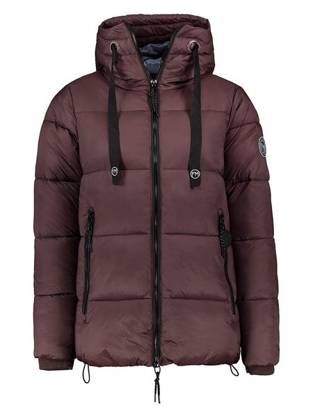 Fresh Made Kurtka pikowana w kolorze bordowym rozmiar: XL. Czerwone kurtki Fresh Made, xl, bez wzorów, bez kaptura. Za 209.82 zł.