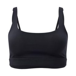 Damski Biustonosz Sportowy Z Dzielonymi Ramiączkami Andy. Czarne biustonosze sportowe GIRLFRIEND COLLECTIVE, bez wzorów. Za 292.99 zł.