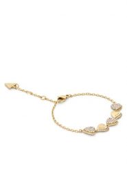 Guess Bransoletka JUBB06 071JW Złoty. Żółte bransoletki Guess, metalowe. Za 294.99 zł.