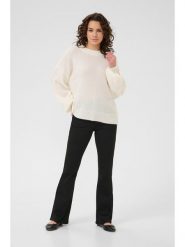 Kaffe Sweter w kolorze kremowym rozmiar: XL. Brązowe swetry Kaffe, xl, bez wzorów, bez ramiączek. Za 130.99 zł.