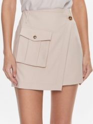 Herskind Spódnica mini Caroline 5012993 Beżowy Regular Fit. Brązowe spódnice Herskind, bez wzorów, z syntetyku, mini. Za 619.99 zł.