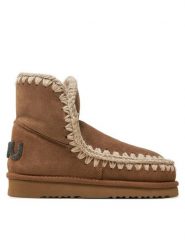 Mou Śniegowce Eskimo 18 Glitter Logo FW101050A Brązowy. Brązowe śniegowce Mou, bez wzorów, ze skóry, bez zapięcia. Za 1,049.00 zł.