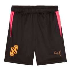 Spodenki piłkarskie dziecięce PUMA Neymar Jr. Czarne szorty Puma, bez wzorów, sportowe. Za 86.99 zł.