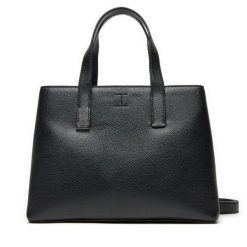 Torebka Calvin Klein. Czarne torebki klasyczne Calvin Klein, bez wzorów, klasyczne, bez dodatków. Za 349.99 zł.